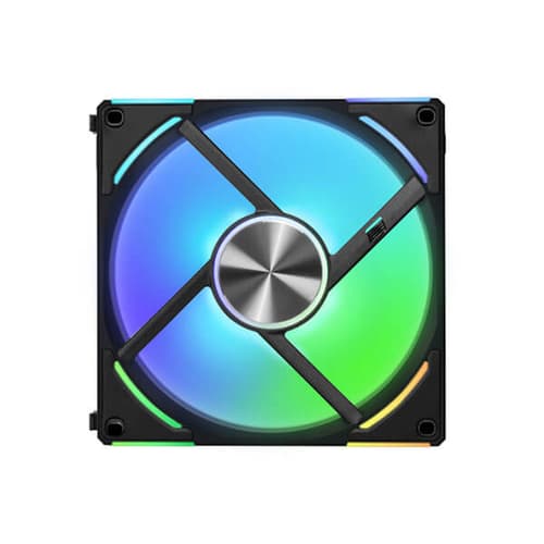 Lian Li UNI Fan AL120 V2 ARGB Black 120mm Cabinet Fan with ARGB Controller (Triple Pack)